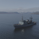 Russian Northern Fleet expedition transport Altai.